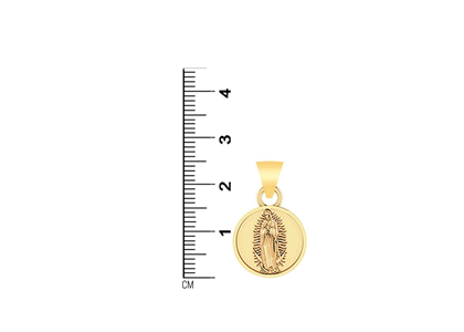 Virgin Mary Round Medallion Fashion Pendant